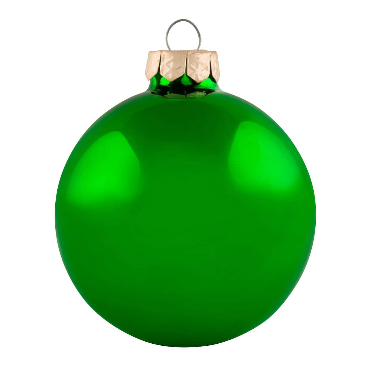 Whitehurst 4ct. 4.75" Glossy Glass Ball Ornaments